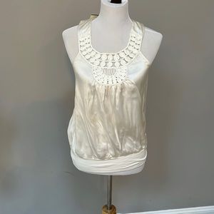 NWT cream tank top